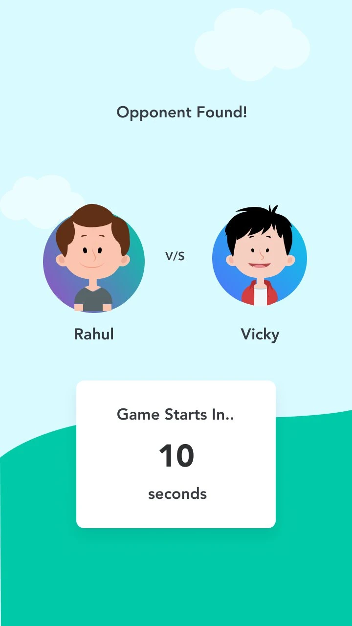 Opponent found — multiplayer matchmaking